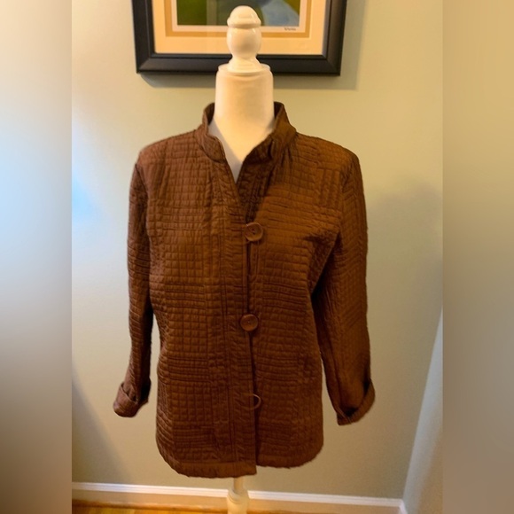 Analogy Vintage brown lightweight jacket, size L - Picture 1 of 8